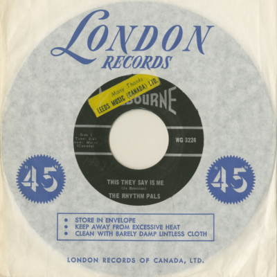 This They Say Is Me / Iron Town (1965)