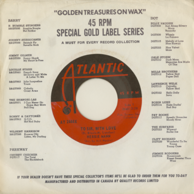 To Sir With Love / Hold Back Just A Little Bit Longer (1967)