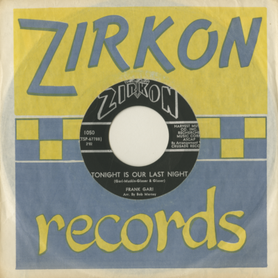 Lullabye Of Love / Tonight Is Our Last Night (1961)