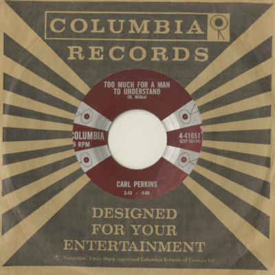 Too Much For A Man To Understand / Loveville (1960)