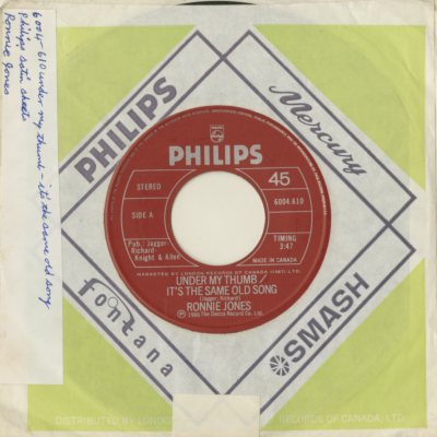 Under My Thumb / It's The Same Old Song / Satin Sheets (1966)