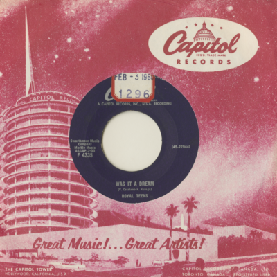 Was It A Dream / The Moon's Not Meant For Lovers (1960)
