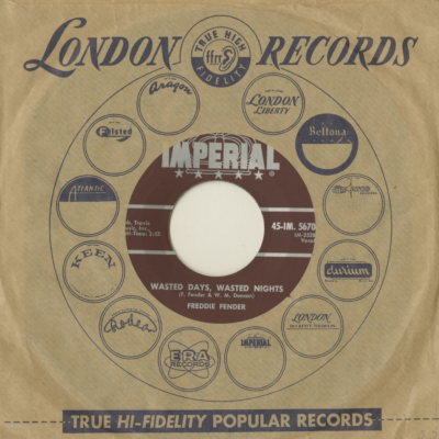 Wasted Days And Wasted Nights / I Can't Remember When I Didn't Love You (1960)