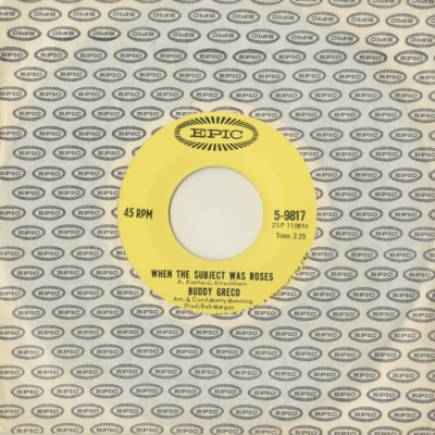 When The Subject Was Roses / I Can't Begin To Tell You (1965)