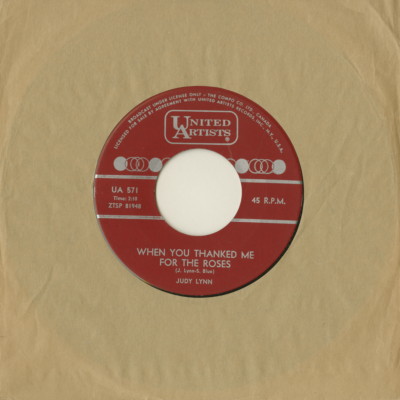 When You Thanked Me For The Roses / My Father's Voice (1963)