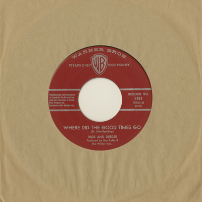Where Did The Good Times Go / Guess Our Love Must Show