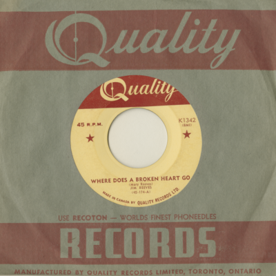 Where Does A Broken Heart Go / Wilder Your Heart Beats (1954)