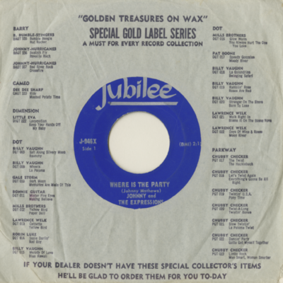 Where Is The Party / Something I Want To Tell You (1964)