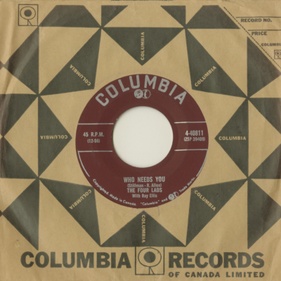 Who Needs You / It's So Easy To Forget (1957)