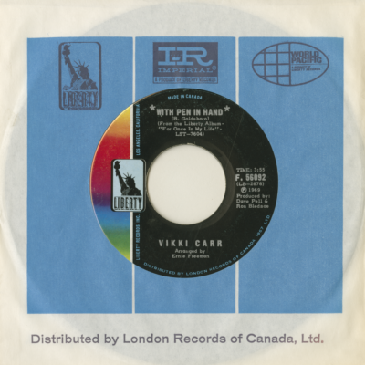 With Pen In Hand / Can't Take My Eyes Off You (1969)