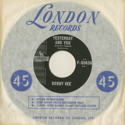 Yesterday And You / Never Love A Robin (1963)