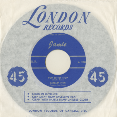 You Better Stop / I Cried On Laura's Wedding (1963)