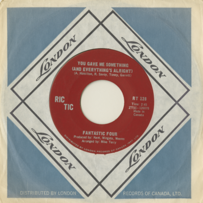 You Gave Me Something And Everything's Alright / Romeo And Juliet's I Don't Wanna Live Without You Play (1967)