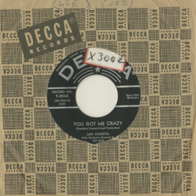 You Got Me Crazy / Who's To Blame (1957)