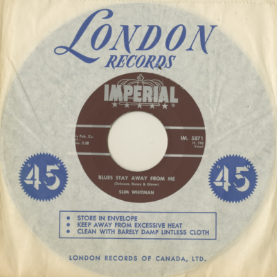 You Have My Heart / Blues Stay Away From Me (1962)