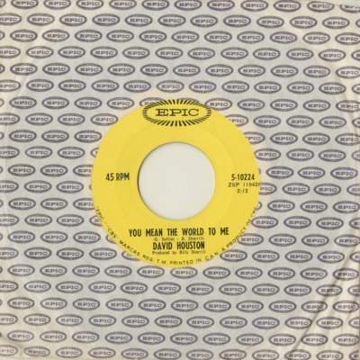 You Mean The World To Me / Don't Mention Tomorrow (1967)