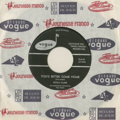 You'd Better Come Home / Heart (1965)