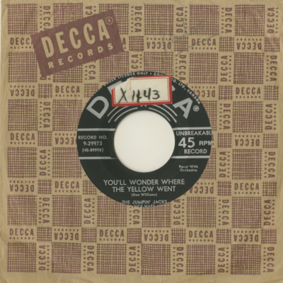 You'll Wonder Where The Yellow Went / A Frantic Attic (1956)