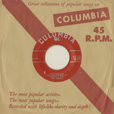 You're Too Late / Two Hearts Broken Now (1954)