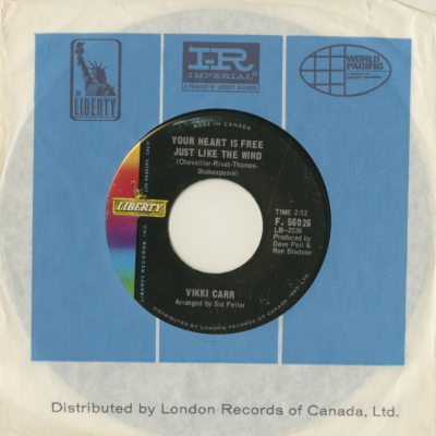 Your Heart Is Free Just Like The Wind / She'll Be There (1968)