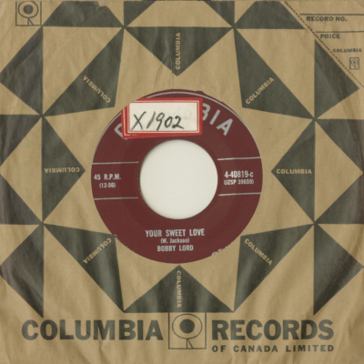 Your Sweet Love / My Baby's Not My Baby Anymore (1957)