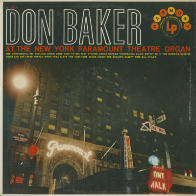Don Baker At The New York Paramount Theatre Organ