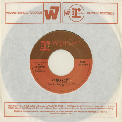 Oh Well Part 1 / Part 2 (1970)