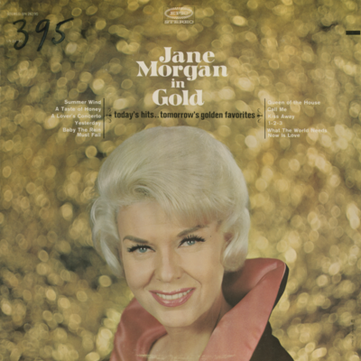 Jane Morgan In Gold Today's Hits Tomorrow's Golden Favorites (1966)