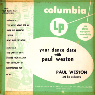 Your Dance Date With Paul Weston (1951)