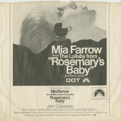 Lullabye From Rosemary's Baby / The Blue Bull (1968)