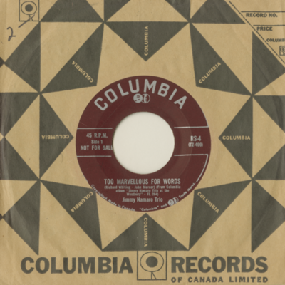 Too Marvellous For Words / Sentimental Journey (1959)